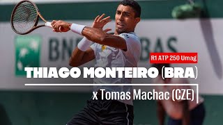 THIAGO MONTEIRO x Tomas Machac R1 ATP Umag  Live comentários [upl. by Anhaj]