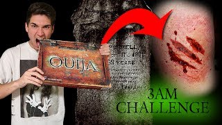 BREAKING ALL THE RULES OF THE OUIJA BOARD IN A CEMETERY  3AM CHALLENGE OUIJA BOARD GONE WRONG [upl. by Halette]