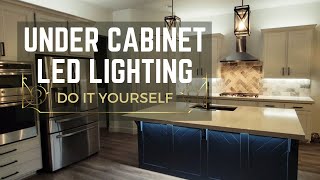 DIY Kitchen Under Cabinet Lighting [upl. by Naivart]