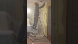 Adding a loft hatch to reach the attic renovation diy attic frenchhouserenovation [upl. by Cired]