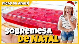 SALVE ESSA RECEITA  SOBREMESA DE NATAL COM MORANGOSAVE THIS RECIPE  CHRISTMAS DESSERT  4K  SUBT [upl. by Voss]