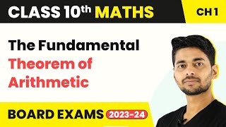 Class 10 Maths Chapter 1  The Fundamental Theorem of Arithmetic  Real Numbers 202223 [upl. by Eneloj]