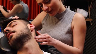 ASMR HEAD MASSAGE  A Perfect SLEEP Therapy Miss Melek [upl. by Rehpatsirhc]