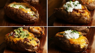 Loaded Baked Potatoes 4 Ways [upl. by Meda397]