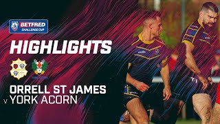 Highlights  Orrell St James v York Acorn [upl. by Trab]