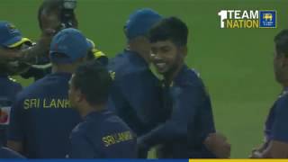 Kamindu Mendis on fire at his debut T20I game Sri Lanka vs England at RPICS [upl. by Nnylatsyrk528]