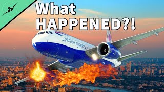 Plane catches FIRE over London  BA 762 [upl. by Ekralc3]