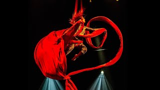 quotFUZIONquot Aerial Silks FULL Performance MIZUKI SHINAGAWA 2022 Cirque Du Soleil シルクドゥソレイユ エアリアル シルク [upl. by Dhiman]