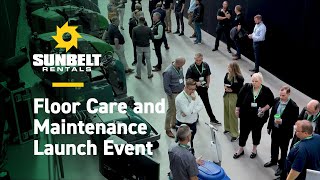 Sunbelt Rentals Floor care and Maintenance launch event [upl. by Adnuhser387]