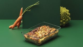 Recette de Gratin de pain au chou romanesco et carottes [upl. by Lorrimer391]