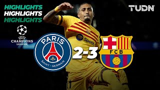 HIGHLIGHTS  PSG 23 Barcelona  UEFA Champions League 202324  4tos  TUDN [upl. by Aed]