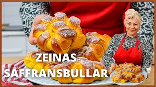 Saffransbullar och vaniljkräm med Zeina Mourtada [upl. by Karoly]