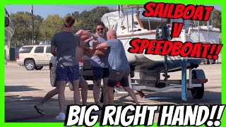 Crazy Day At The Ramp Speed Boat v Sailboat Captain [upl. by Sandon]