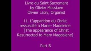 Olivier Messiaen  Livre du Saint Sacrement  XI B [upl. by Sucramrej]