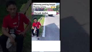 Pentingnya pasang camera record di mobilfunnyvideo nabrakmobil [upl. by Henry]