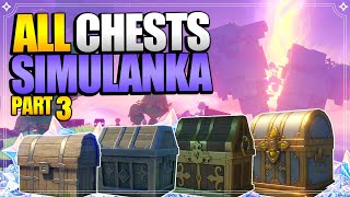 ALL 143 Chest Locations in Simulanka  Part 3  In Depth Follow Along 【Genshin Impact 48】 [upl. by Renrew378]