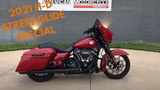 2021 HARLEYDAVIDSON STREET GLIDE SPECIAL  FLHXS HAR661270 [upl. by Mamie]