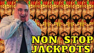 NON STOP JACKPOTS On High Limit Dollar Storm Slot Machine [upl. by Lynelle742]