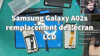 Samsung Galaxy A02s remplacement de lécran LCD [upl. by Ingles584]