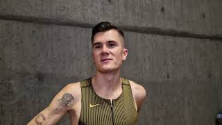 Jakob Ingebrigtsen on trying to avoid illness and why crosstraining when fit is quotvery strangequot [upl. by Guria644]