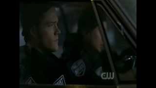 Supernatural 2x12 Sam and Dean escaping the bank wearing SWAT team uniforms [upl. by Masuh]