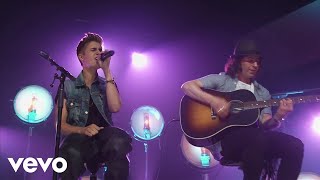 Justin Bieber  All Around The World Acoustic Live [upl. by Hedley]