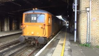 HD GB Railfreight 73212  Intercity 73205 on 1Q58 Hither Green Circular  Denmark Hill 20214 [upl. by Phina]