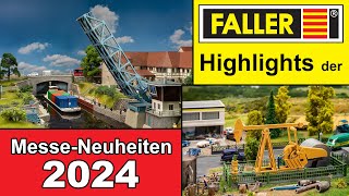 Highlights und Preise der FALLER MesseNeuheiten 2024 in Spur H0  N [upl. by Ariik]