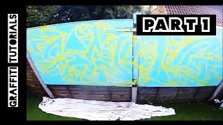 How to Graffiti for Beginners Part 1  Graffiti Tutorial [upl. by Rodrique902]