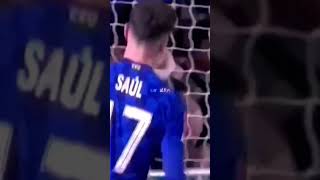 Saul Niguez Chelsea Goal  football soccer chelsea [upl. by Callie]