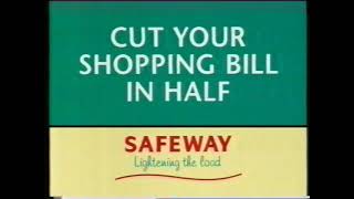 Safeway supermarket advert  4th February 1996  UK television commercial [upl. by Ellinad]