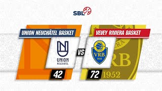 Union Neuchâtel Basket vs Vevey Riviera Basket  Game Highlights [upl. by Flemming]