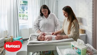 Easy Nappy Changes  A Guide By Huggies amp Midwife Cath [upl. by Engvall]