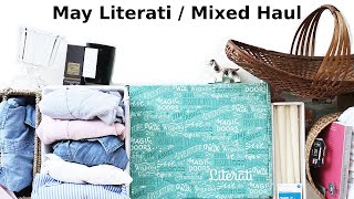 MIXED THRIFT HAUL amp MAY LITERATI BOOK SUBSCRIPTION BOX [upl. by Damalis]