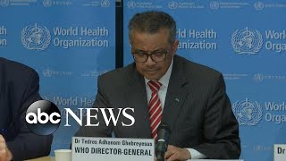 World Health Organization declares coronavirus a pandemic  ABC News [upl. by Lunnete]