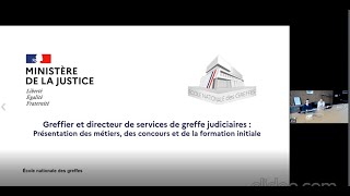 ConfMétiers  les métiers de greffier et de directeur des services de greffe [upl. by Tomlinson788]