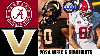 1 Alabama v Vanderbilt INCREDIBLE UPSET  Full Game Highlights  2024 College Football Highlight [upl. by Timi]