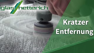 Professionelle Entfernung Kratzer im Glas im Video [upl. by Annetta]