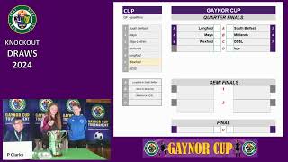 Gaynor Cup  Knockout Draws  2024 [upl. by Jarret]