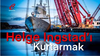 Norveç fırkateyni Helge Ingstadin kurtarma görüntüleri yayınlandı [upl. by Johen9]