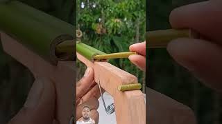 Bamboo Creations With Mini Slingshots Bamboo Diy Slingshots Bambooart [upl. by Andrews]