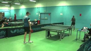 20140315 British Ligue  Kingfisher I v Greenhouse II 02 Marcus Giles v Joseph LanghamFerreira [upl. by Rasla]