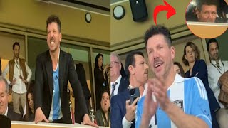 Viral Diego Simeone Atletico manager react to Messi goal amp Argentina world cup Against france [upl. by Attennaej]