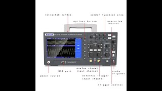 Hantek DSO2D15 Digital Oscilloscope DSO2C10 2D10 2 Channels 150MHz Osciloscópio 25MHz Signal Genera [upl. by Lleumas]