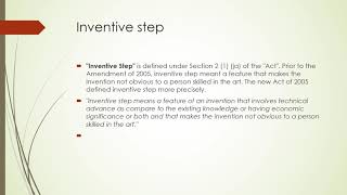 Patent  Invention Inventive step Industrial Application Definitions [upl. by Urata313]