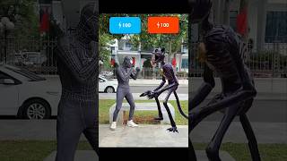 Spiderman alien r gorila sathe here geloyoutube spiderman shorts [upl. by Euqirne]