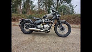 Triumph Bobber 1200cc First Ride And Review [upl. by Inot]