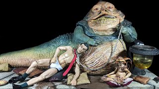 Sideshow Star Wars Jabba The Hutt 16 Scale Figure Review [upl. by Eneres602]