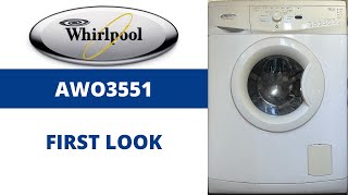 Whirlpool 6th Sense AWO3551 Washing Machine  First Look [upl. by Ahtis838]