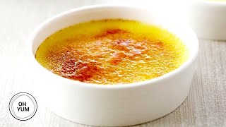 Professional Baker Teaches You How To Make CRÈME BRULEE [upl. by Unam]